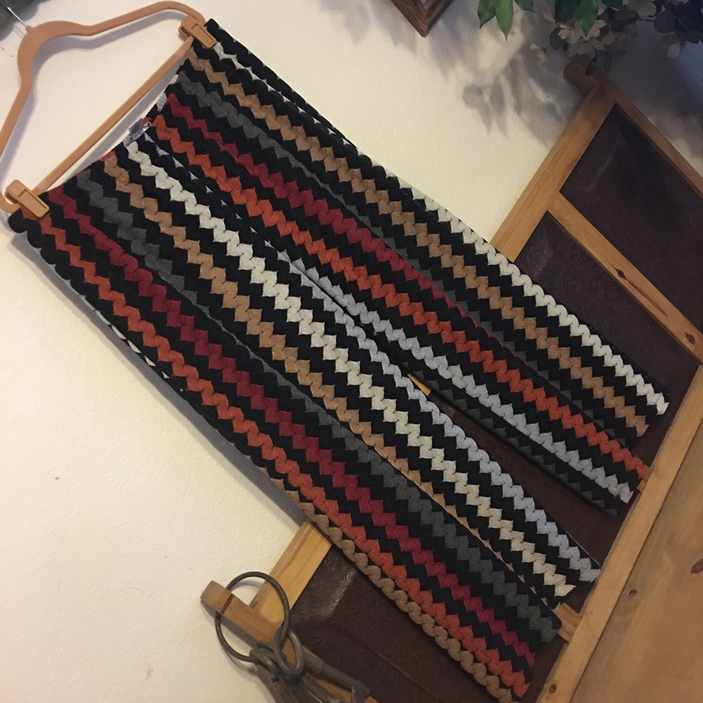 Csc Studios Chevron Style Print Multi Layer Pants - image 2